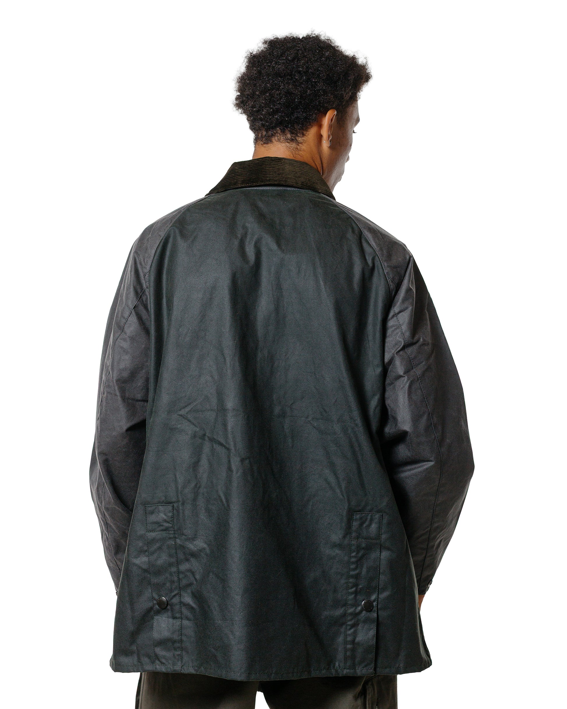 Barbour Patchwork Bedale Wax Jacket Sage Multi