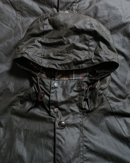 Barbour Solway Trench Waxed Coat Archive Olive
