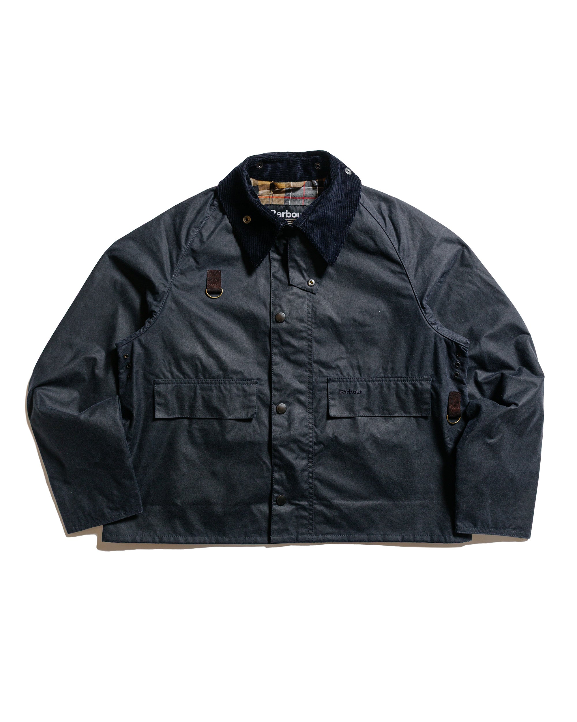 Barbour Spey Wax Jacket Navy