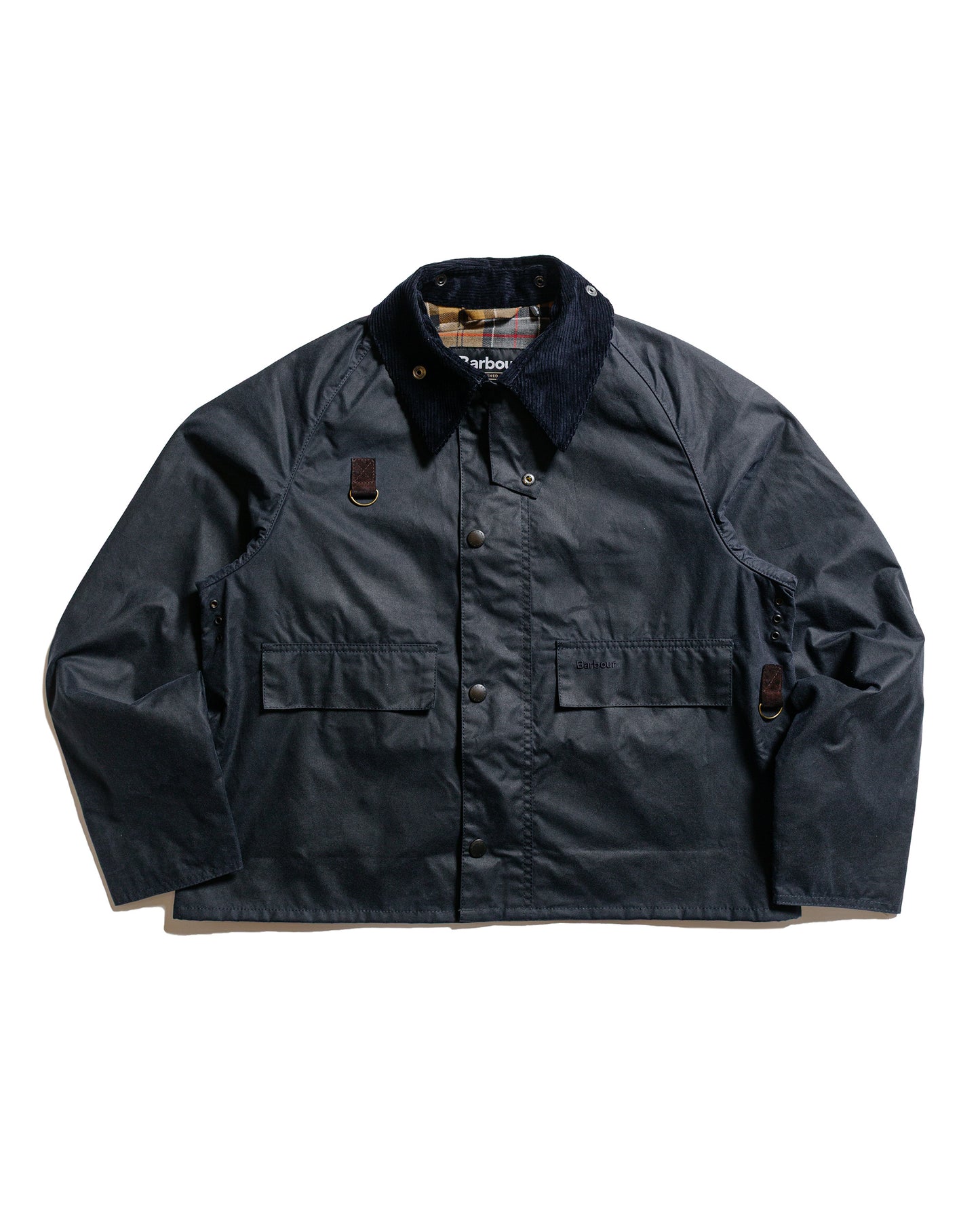 Barbour Spey Wax Jacket Navy