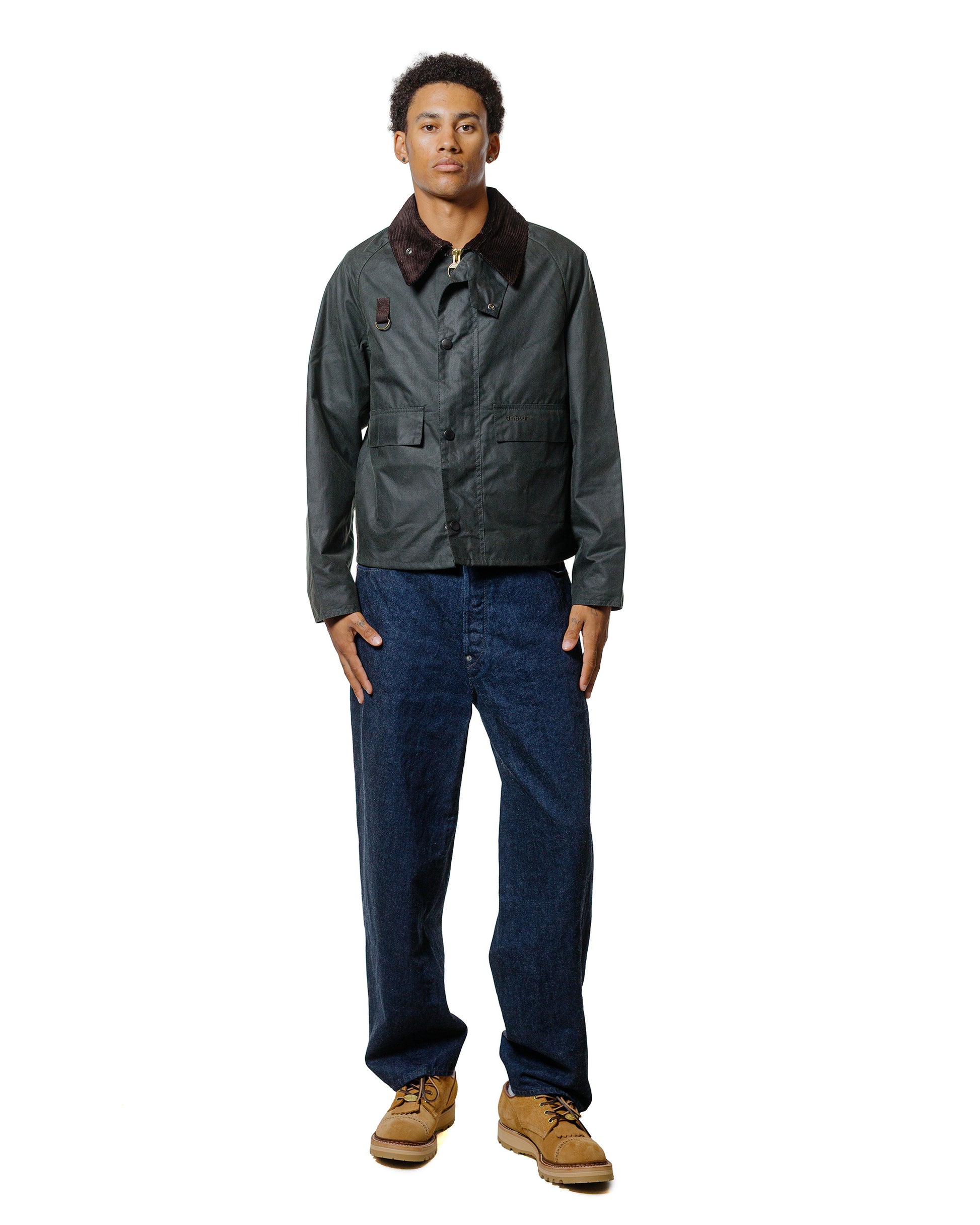 Barbour Spey Wax Jacket Sage