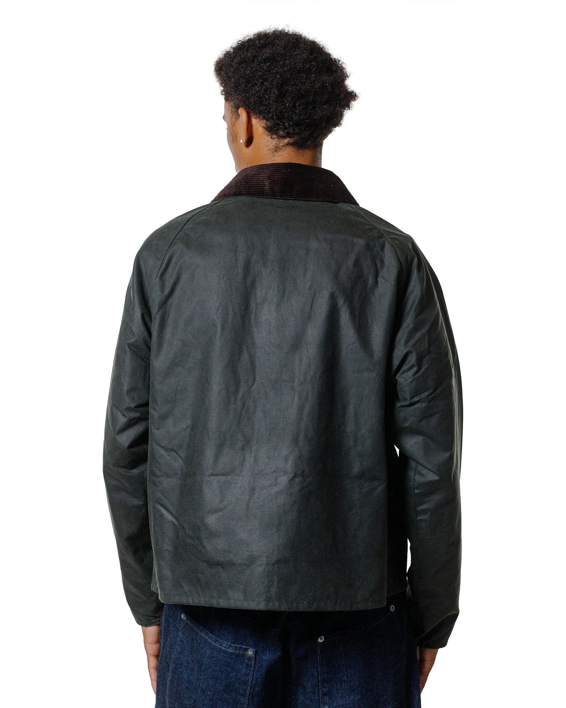 Barbour Spey Wax Jacket Sage