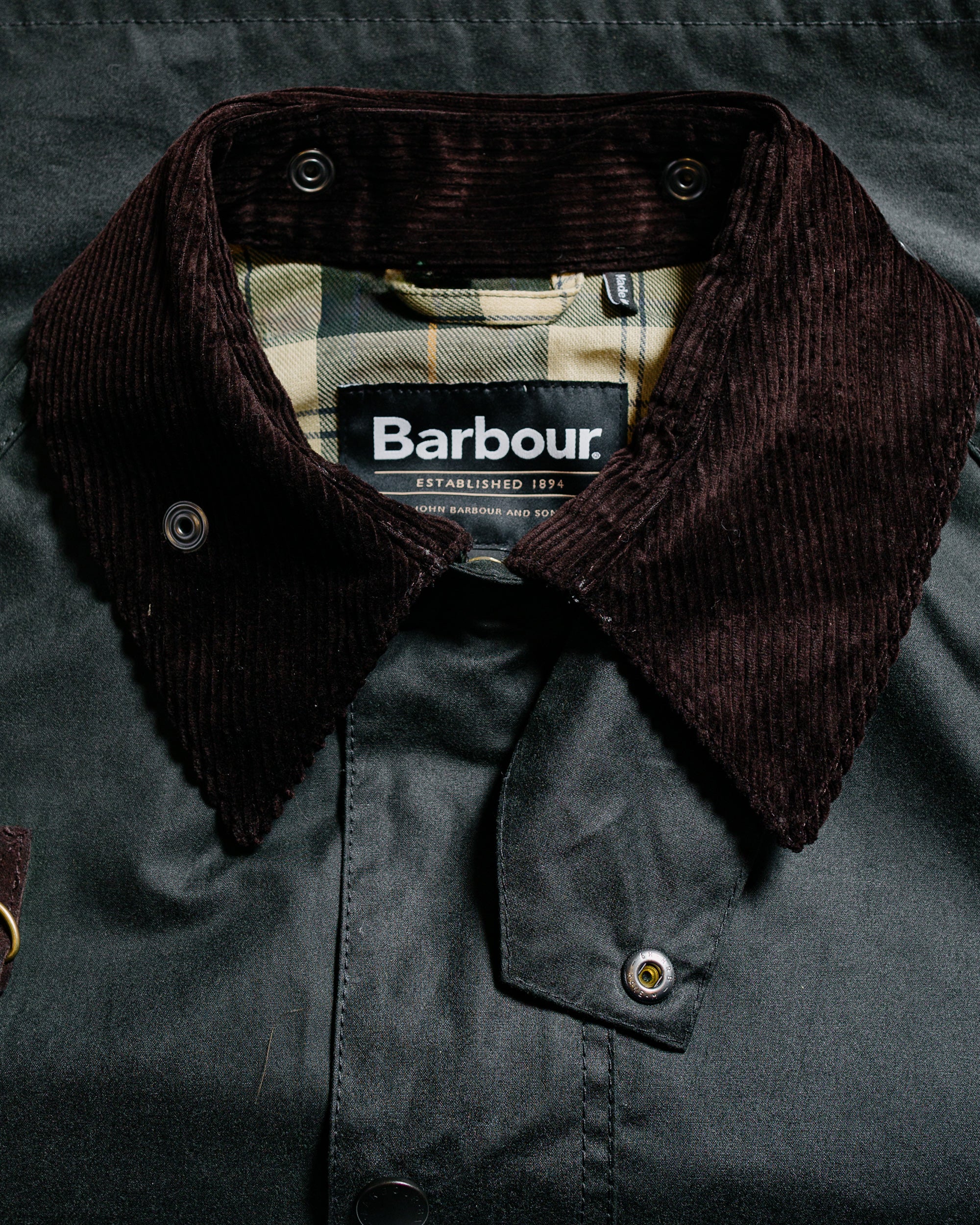 ジャケット・アウター Barbour SPEY WAX JACKET Barbour Spey Wax Jacket Olive