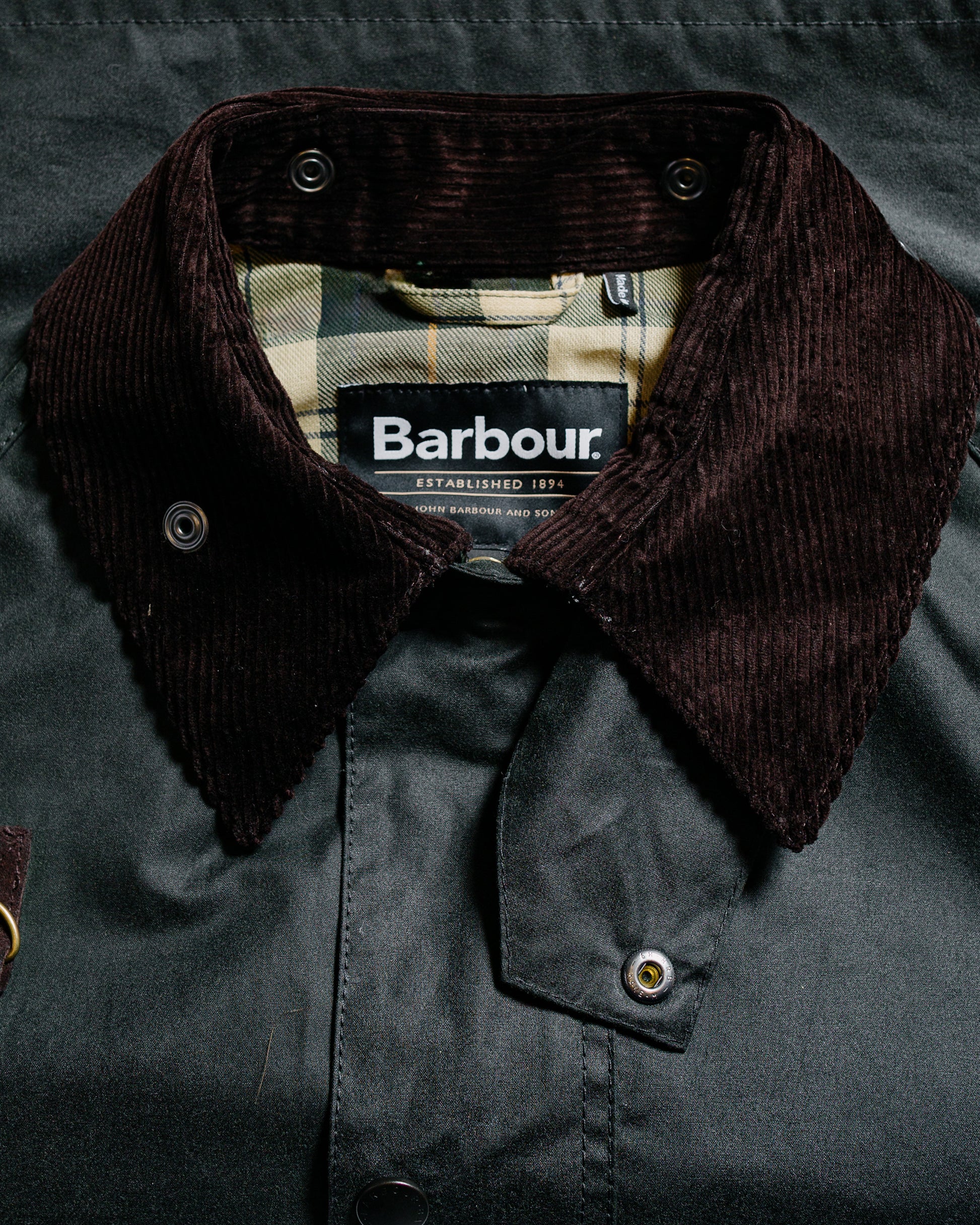 Barbour Spey Wax Jacket Sage