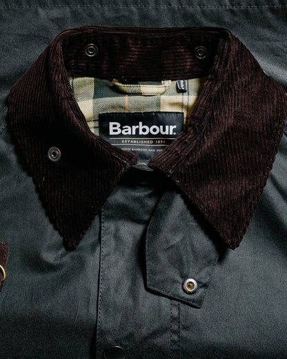 Barbour Spey Wax Jacket Sage