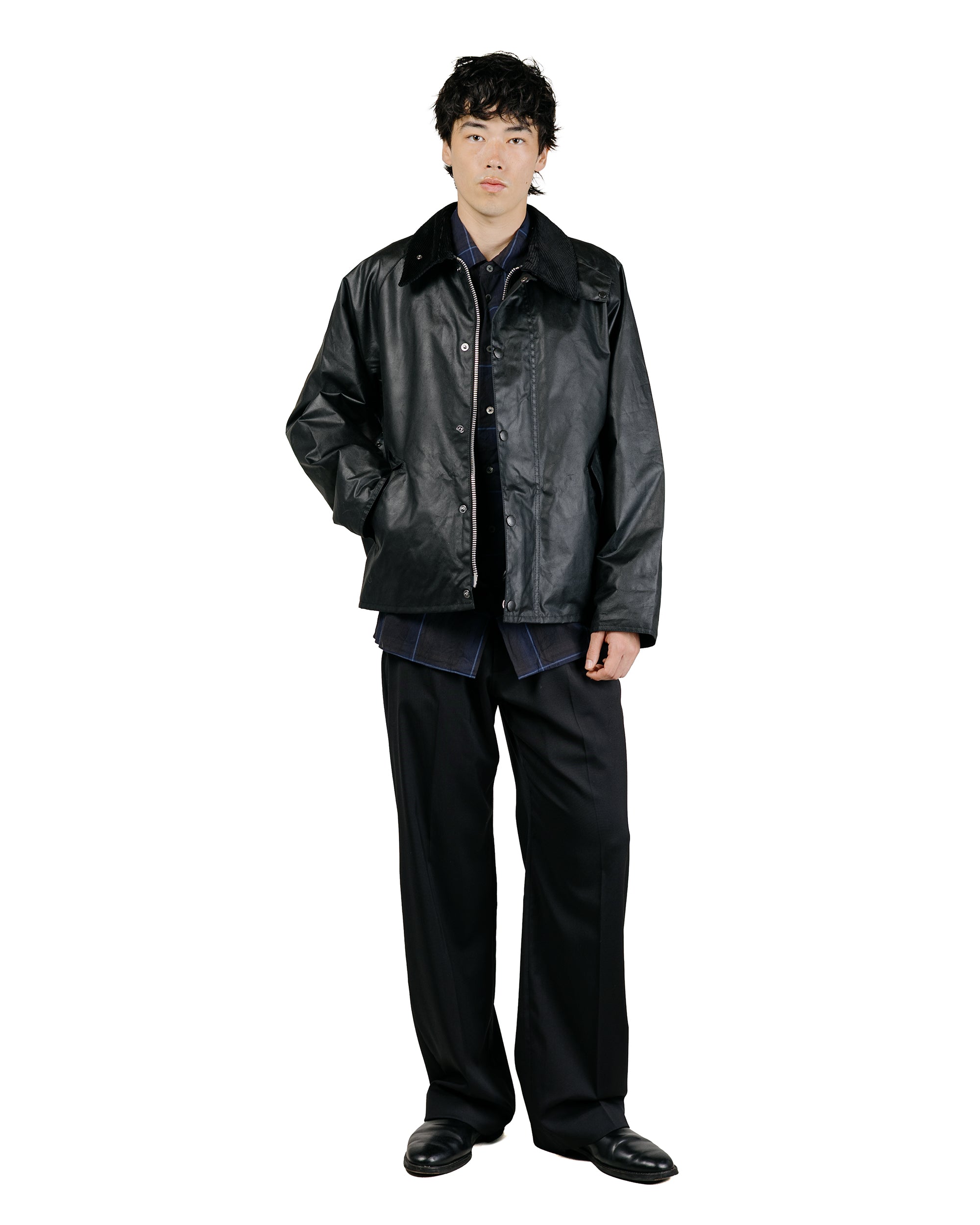 バブアートランスポート ワックスJACKET Barbourトランスポート ワックス ジャケット ブラック