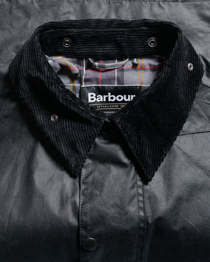 Barbour Transport Wax Jacket Black