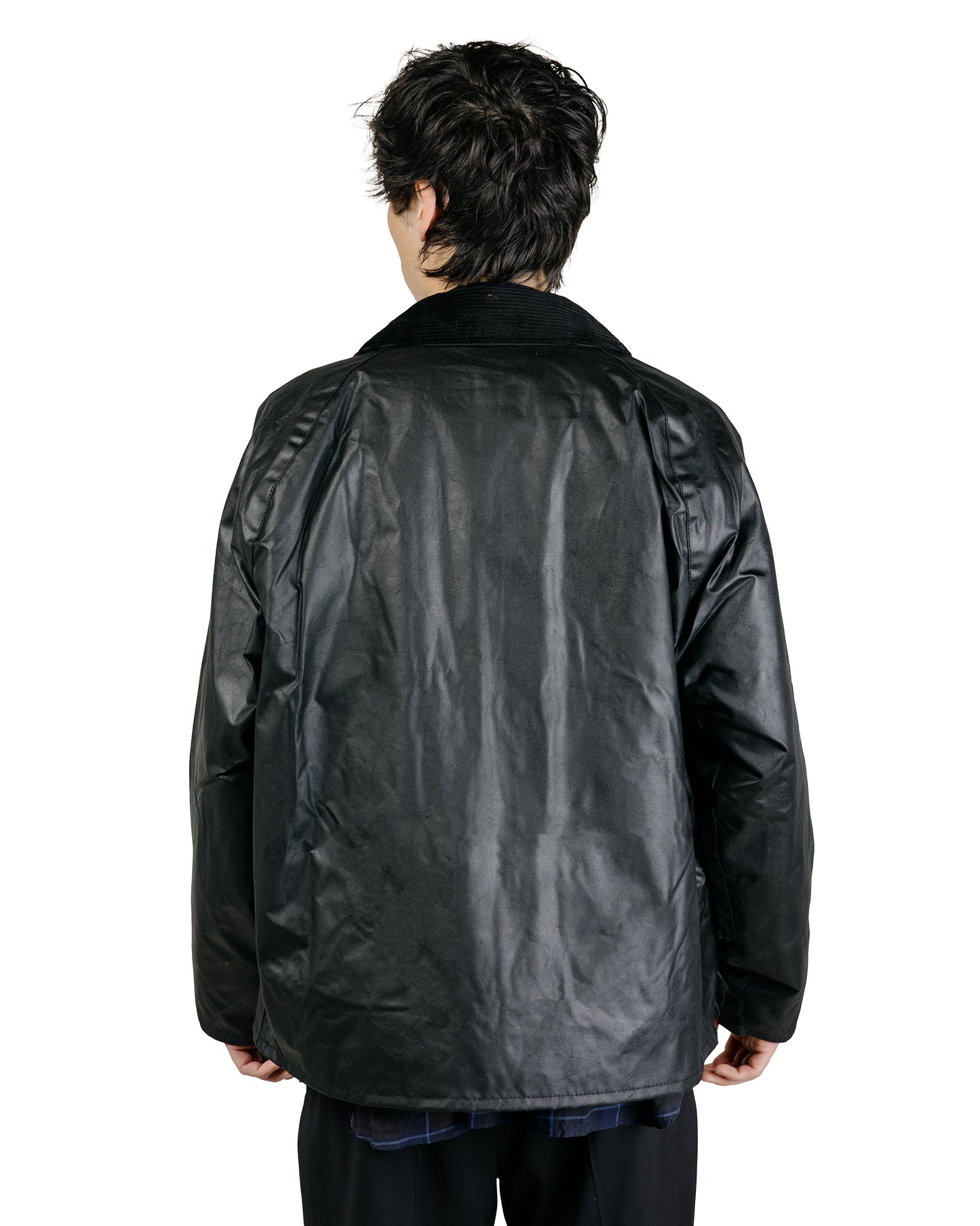Barbour Transport Wax Jacket Black