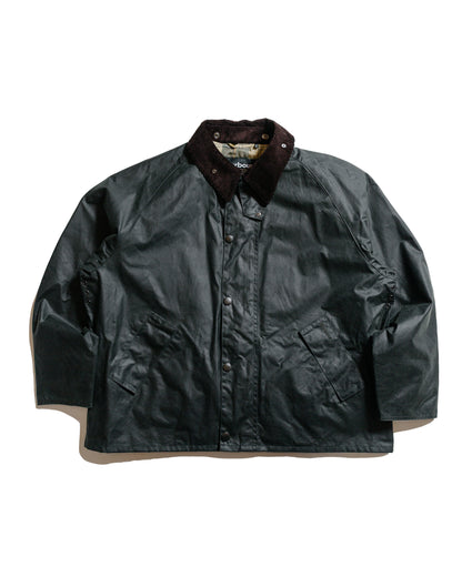 Barbour Transport Wax Jacket Sage