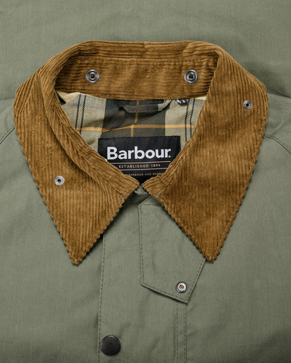 Barbour Transport Wax Jacket Light Moss