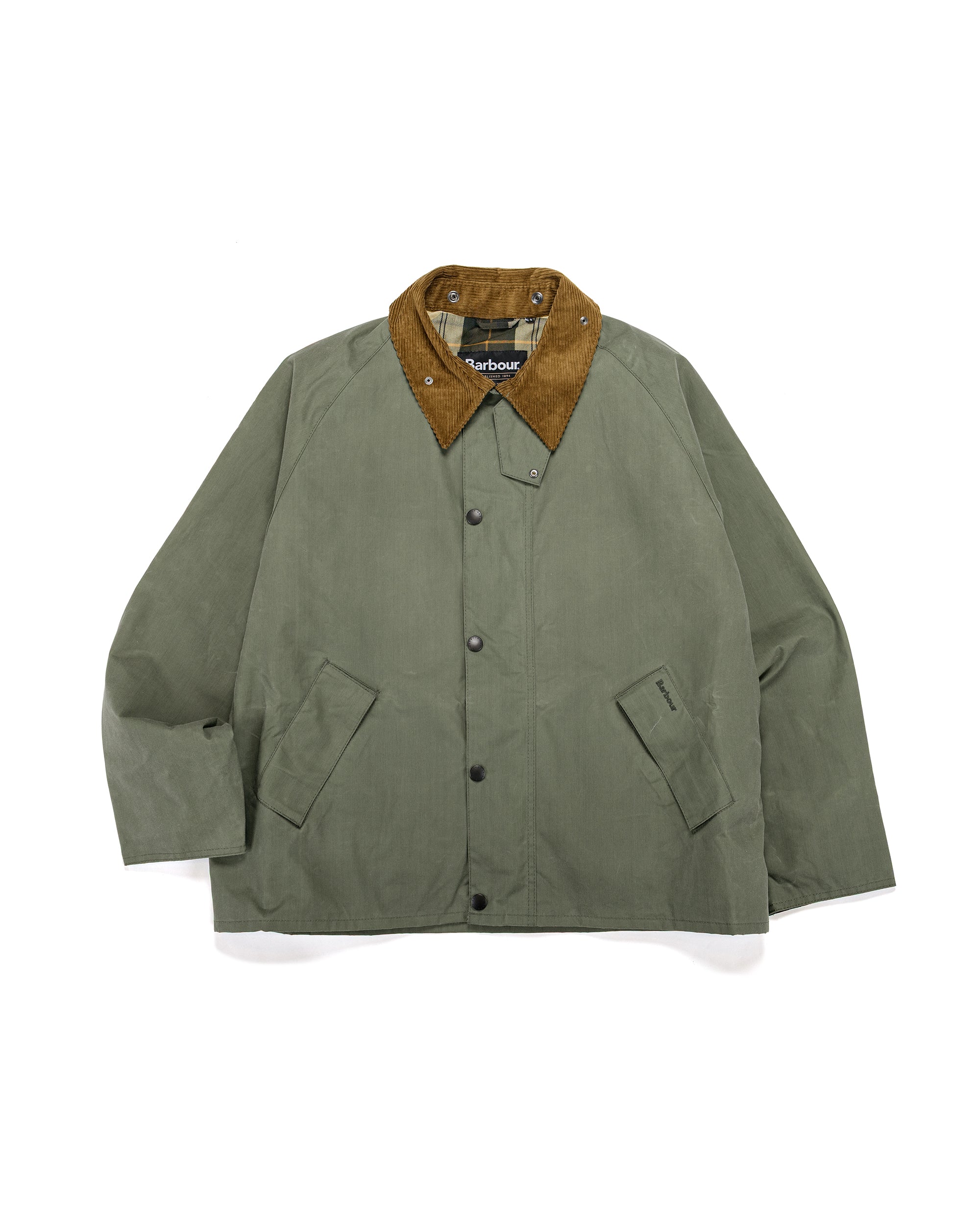 Barbour Transport Wax Jacket Sage