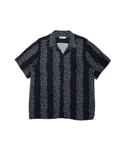 Bather Black Fiesta Camp Shirt