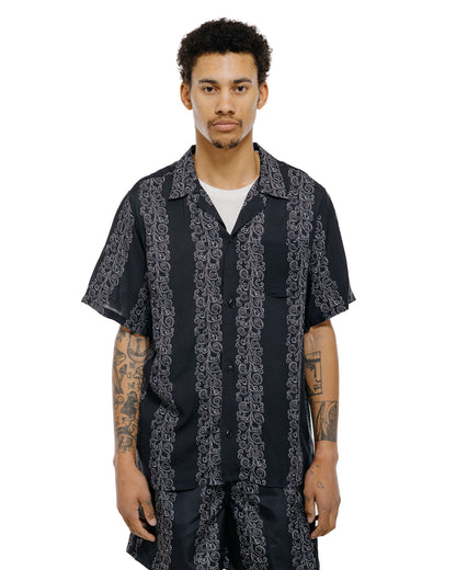 Bather Black Fiesta Camp Shirt