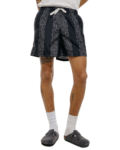 Bather Black Fiesta Swim Trunk