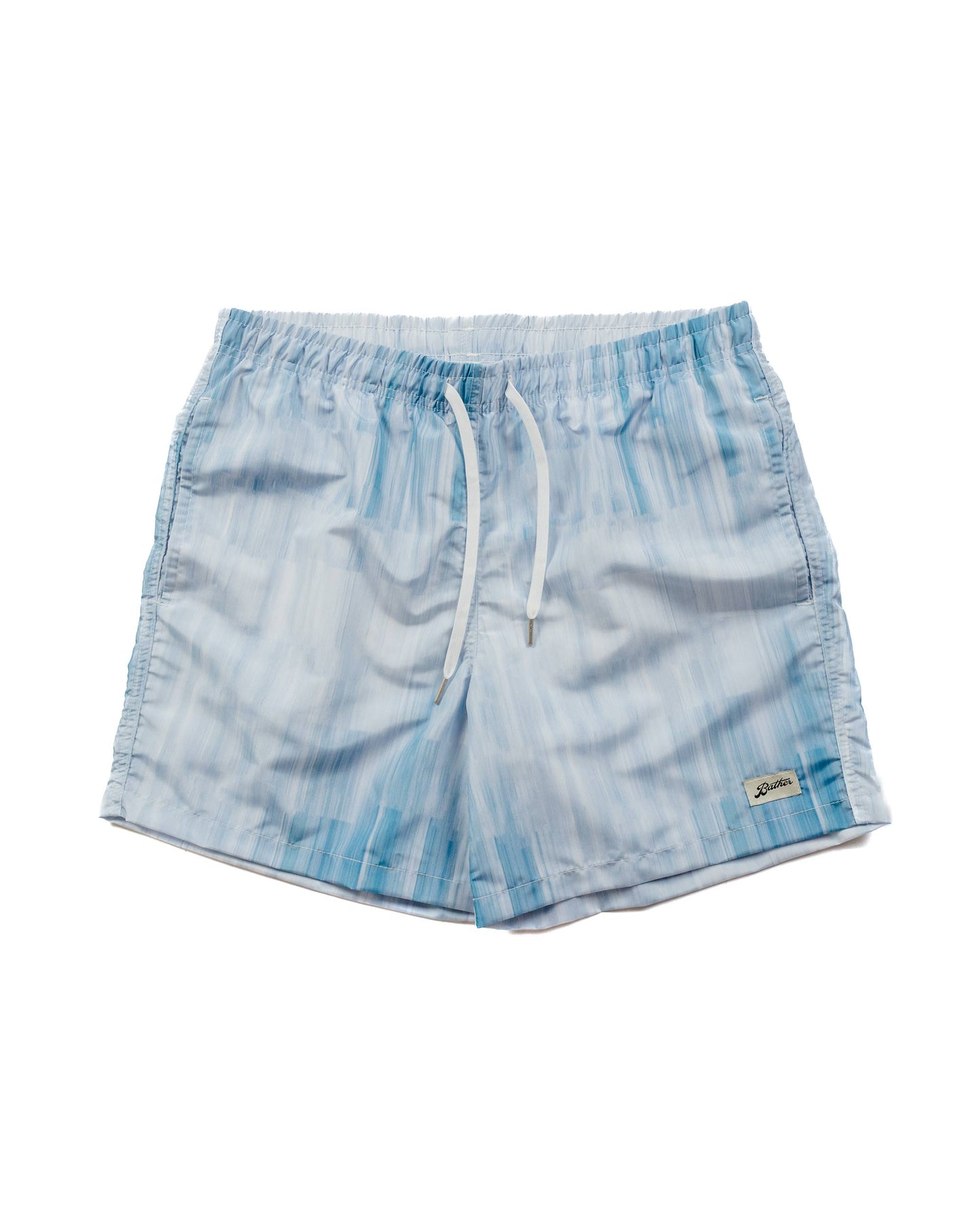 Bather Blue Glitch Swim Trunk