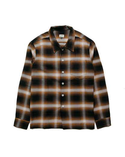 Bather Bronze Check Leisure Shirt