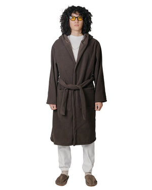 Bather Hickory Fleece Robe Model Full