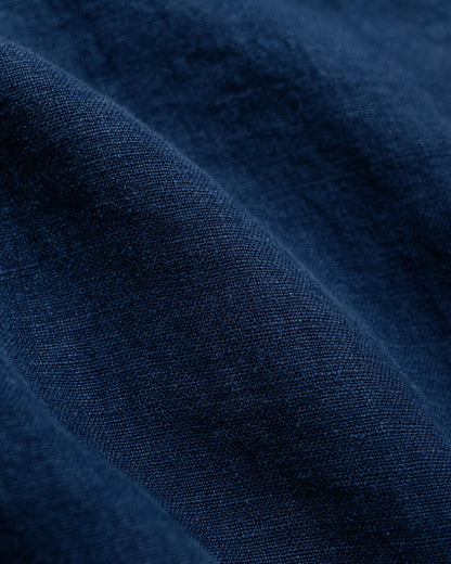 Bather Navy Linen Leisure Short