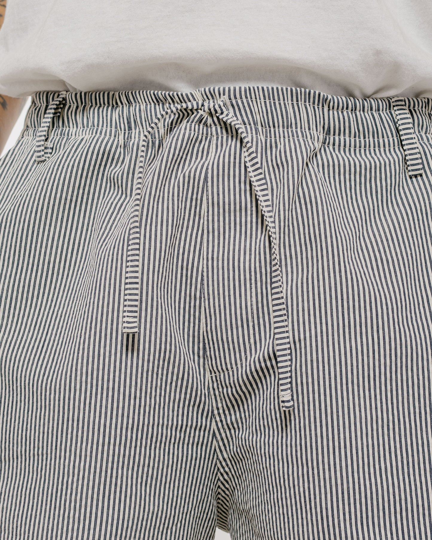 Bather Navy Pinstripe Leisure Short