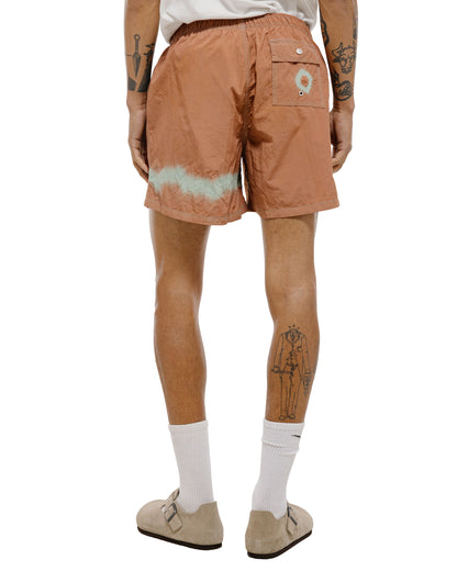 Bather Over Dyed Madder Blue Swim Trunk