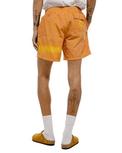 Bather Over Dyed Madder Tangerine Swim Trunk