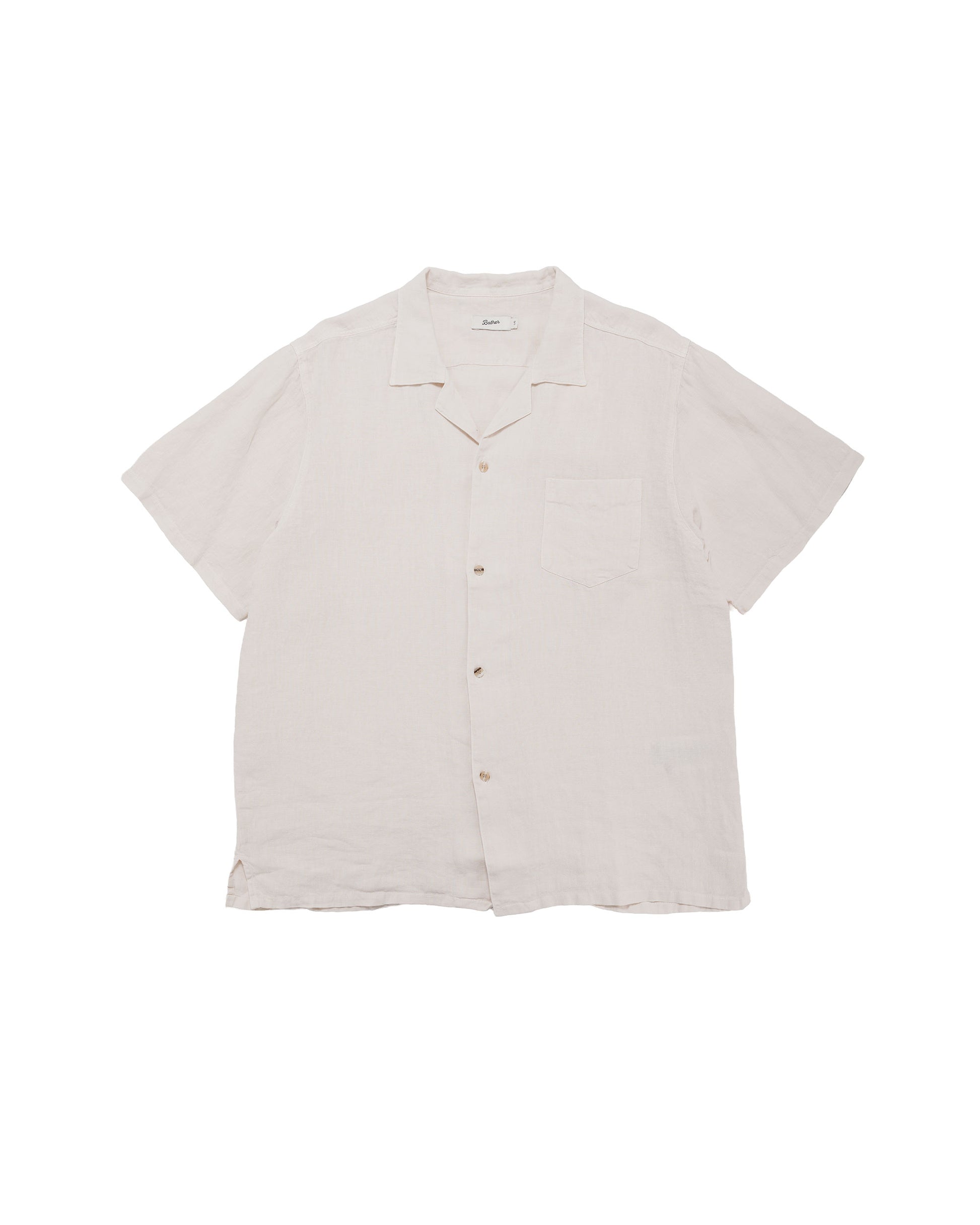 Bather Pearl Linen Camp Shirt