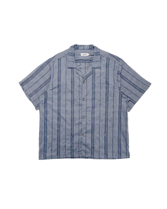 Bather Rain Stripe Camp Shirt