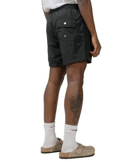 Bather Solid Black Swim Trunk model back