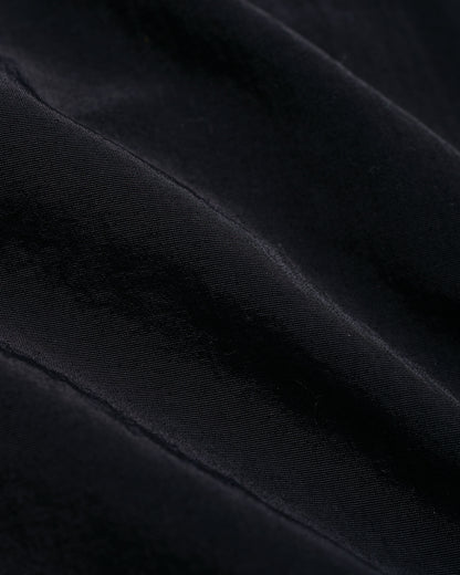 Bather Solid Black Swim Trunk