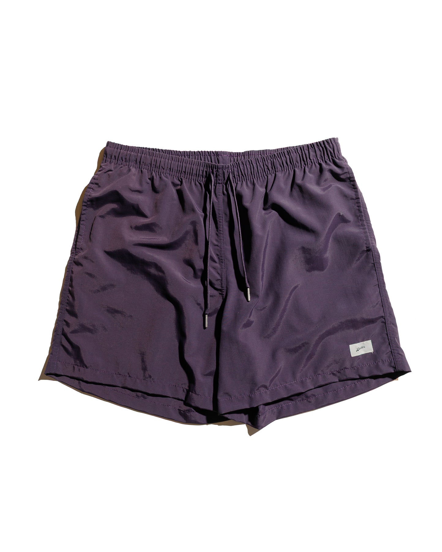 Bather Solid Plum Swim Trunk