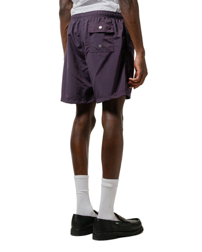 Bather Solid Plum Swim Trunk