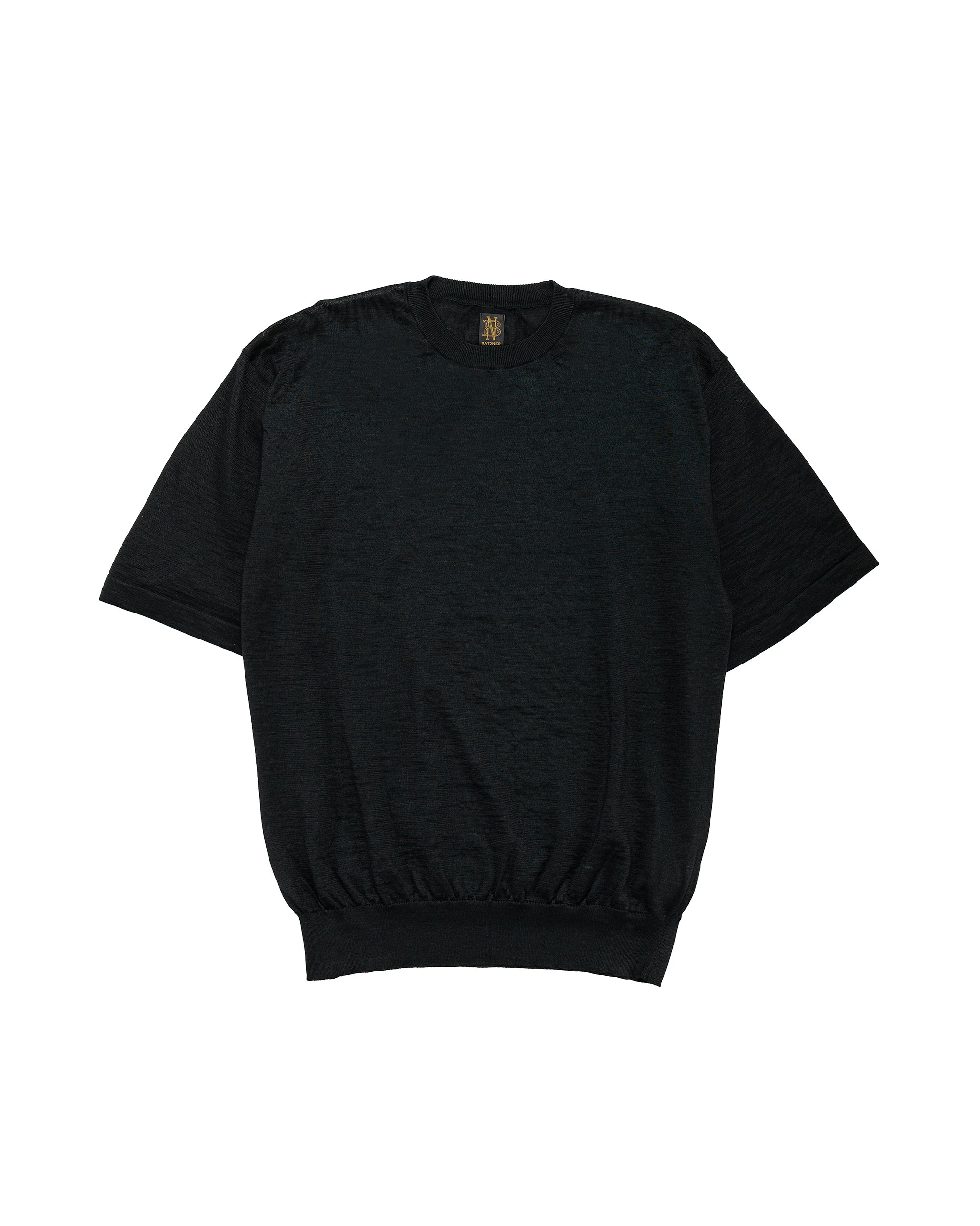 Batoner Normandy Linen T-Shirt Black