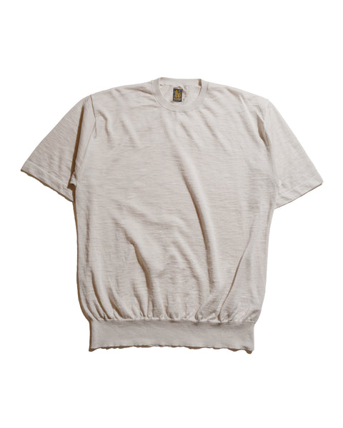 Batoner Choma Crew Neck S/S Ivory