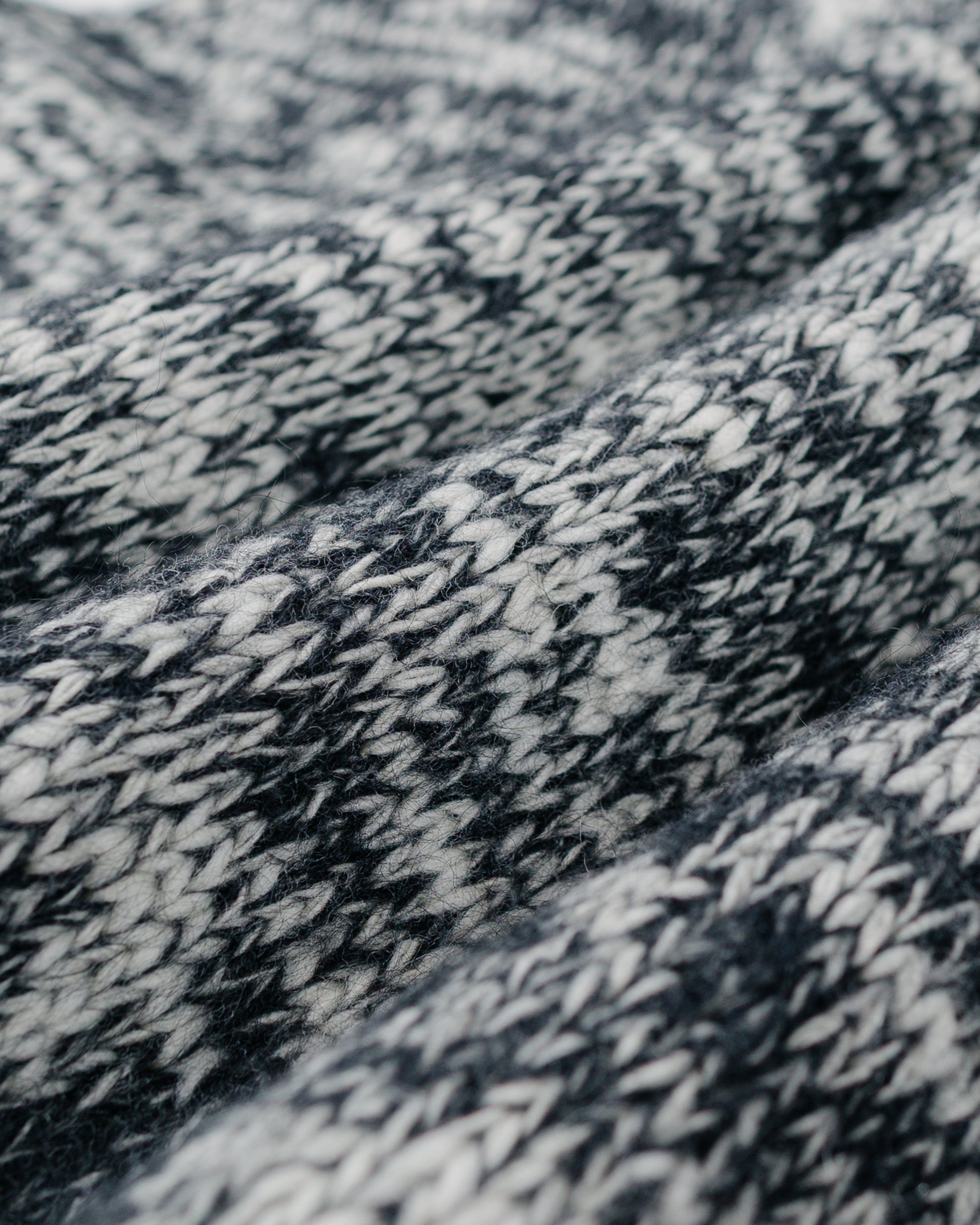 Batoner Mohair Nordic Crew Neck Black