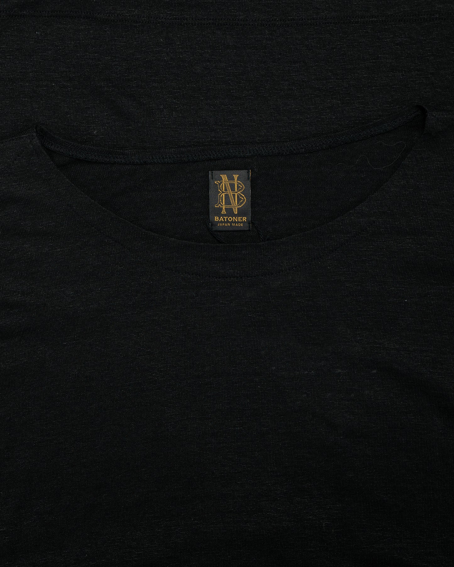 lost & found Batoner Batoner Normandy Linen Basque Shirt Black