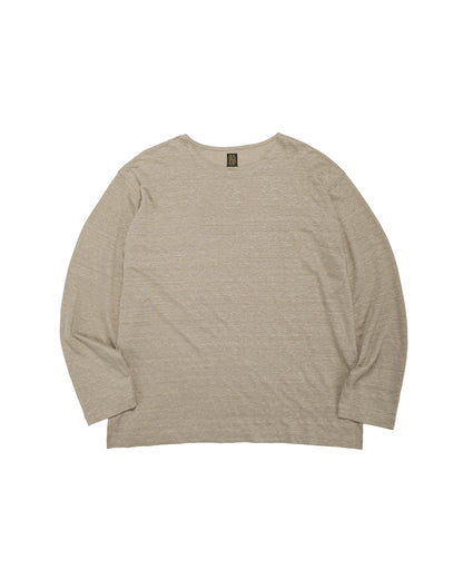 lost & found Batoner Batoner Normandy Linen Basque Shirt Taupe