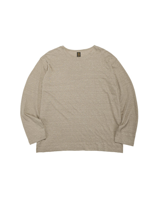 Batoner Normandy Linen Basque Shirt Taupe