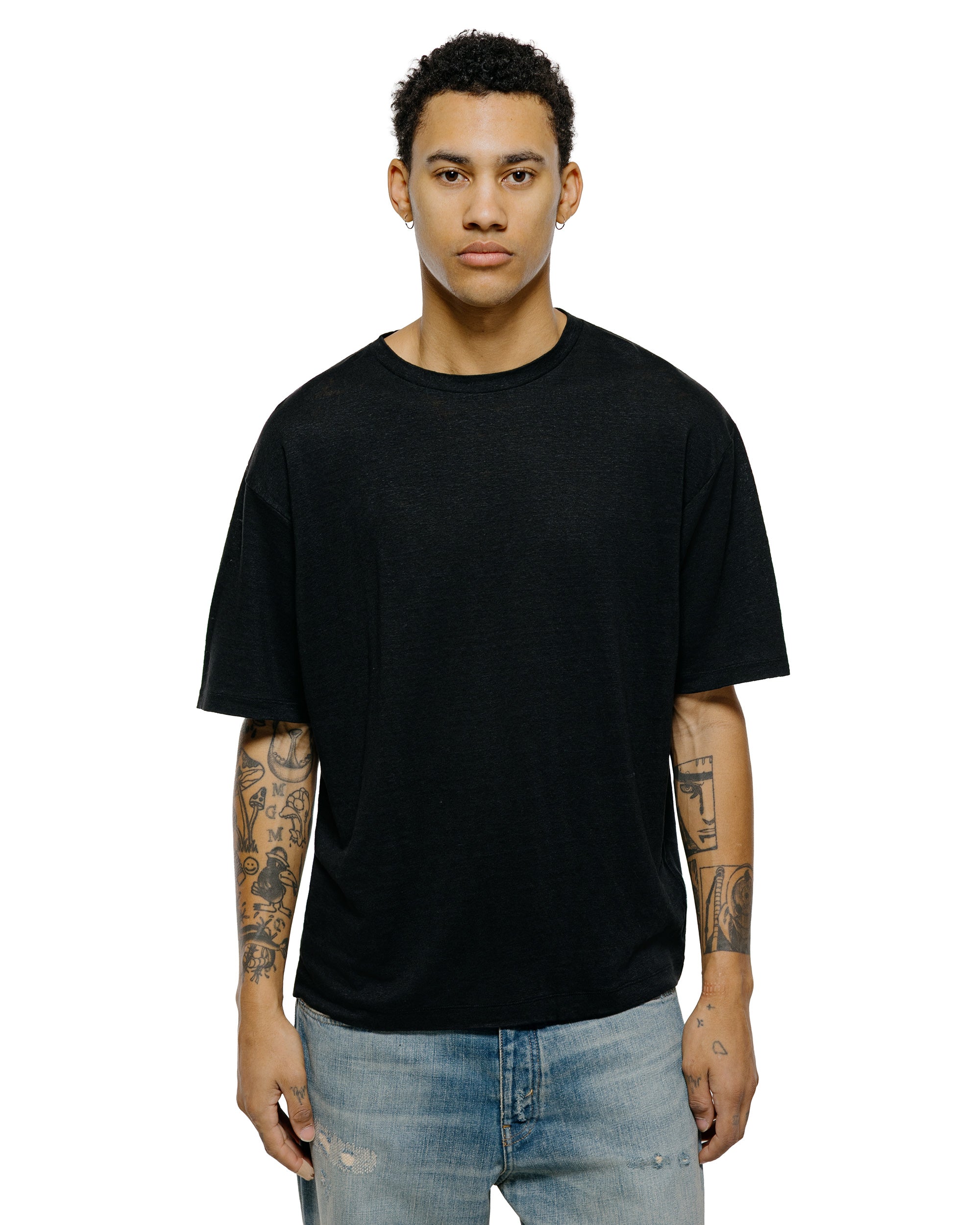 Batoner Normandy Linen T-Shirt Black