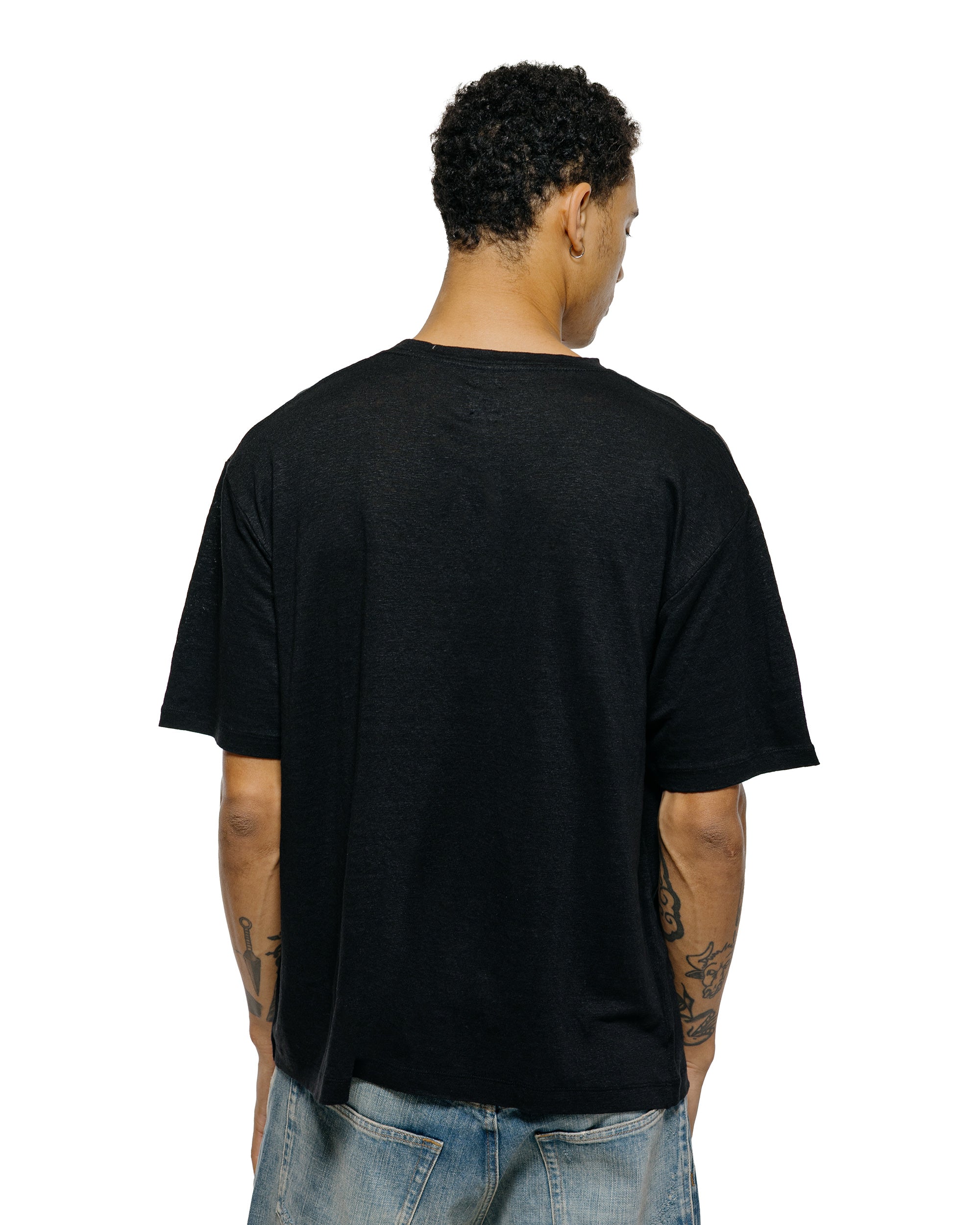Batoner Normandy Linen T-Shirt Black