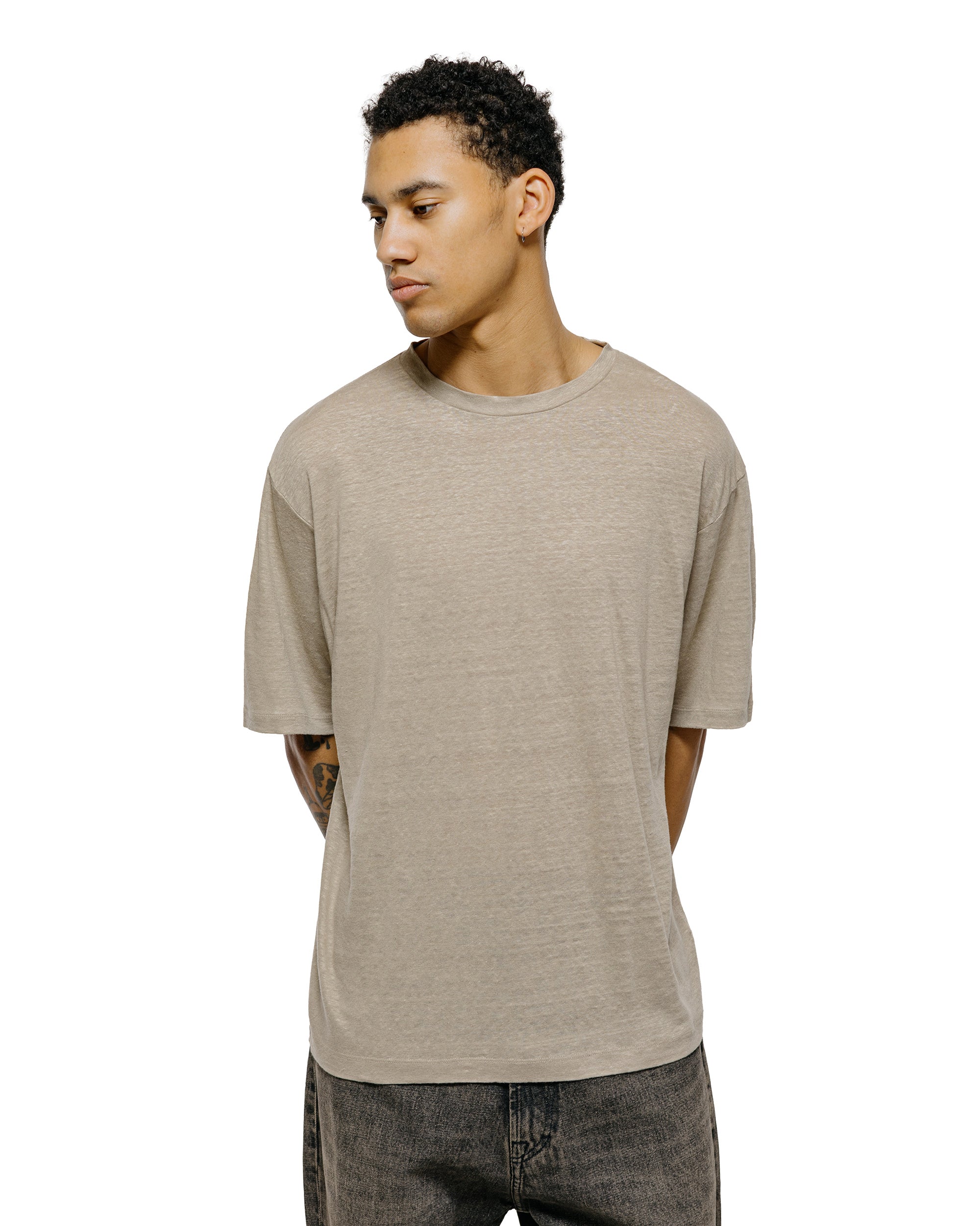 Batoner Normandy Linen T-Shirt Taupe