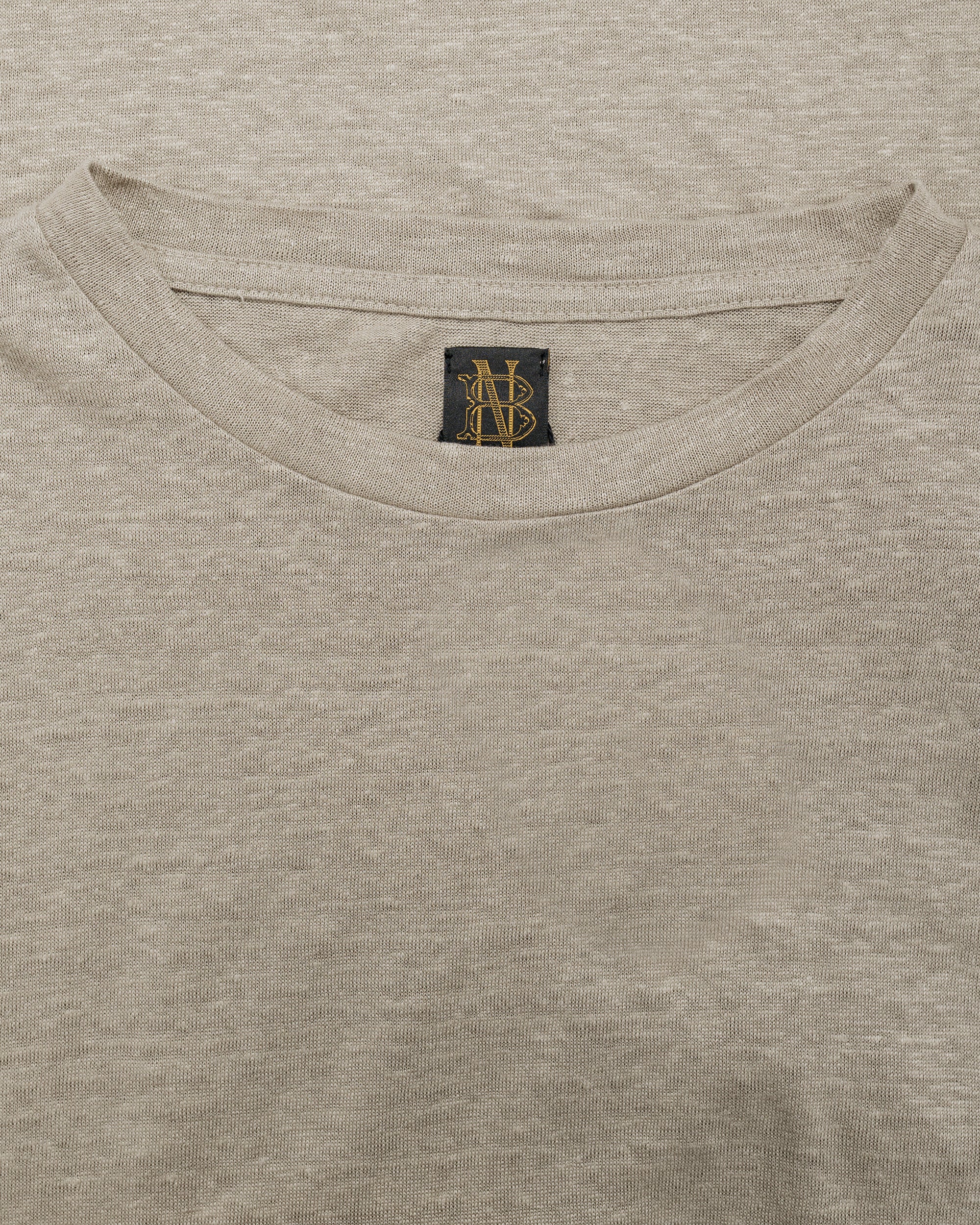 Batoner Normandy Linen T-Shirt Taupe