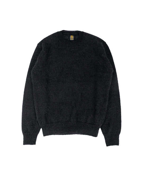 Batoner Pure Mohair Crew Neck Black