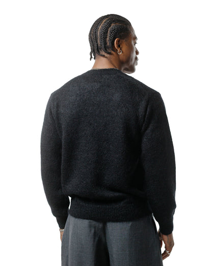 Batoner Pure Mohair Crew Neck Black