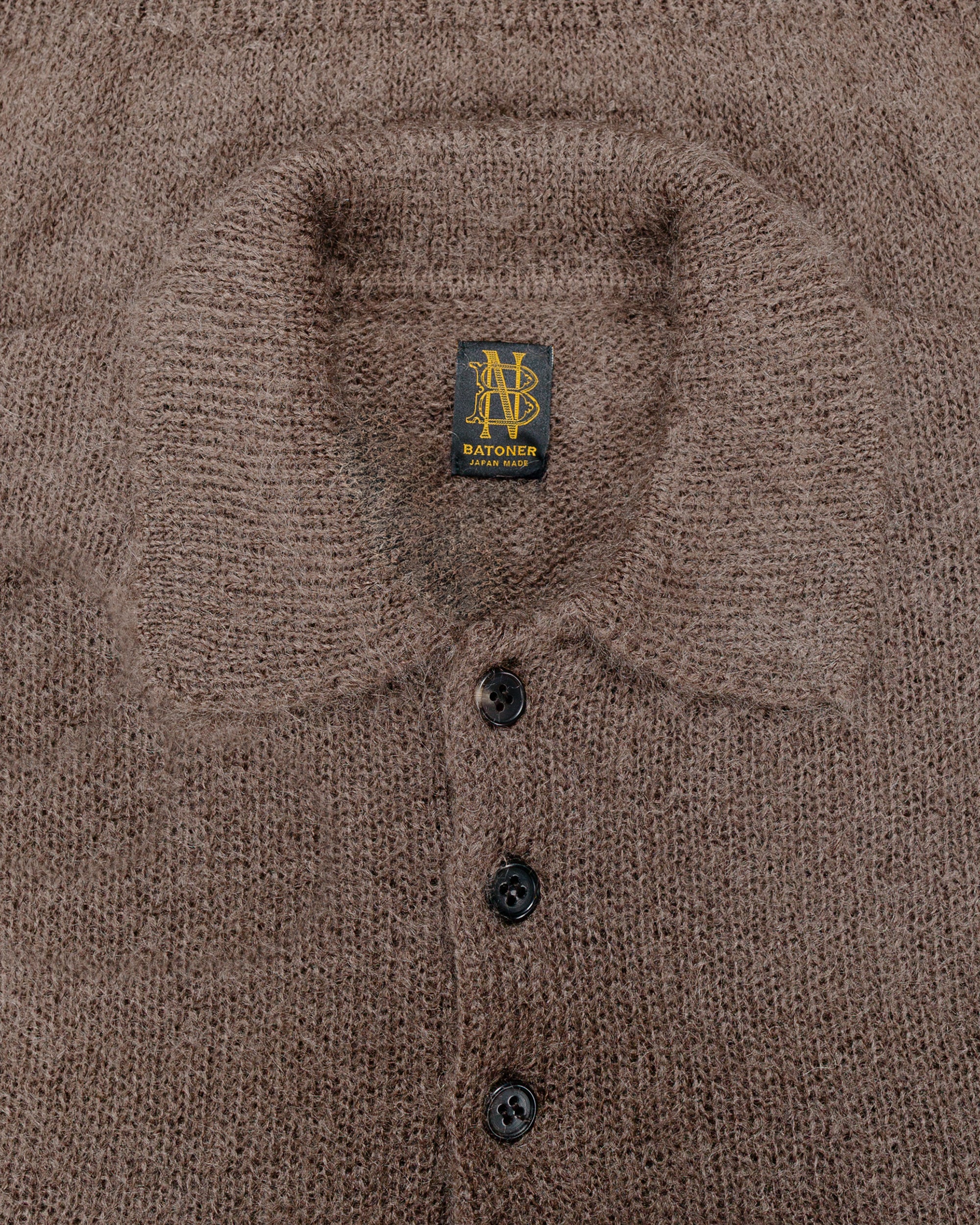 Batoner Pure Mohair Polo Olive