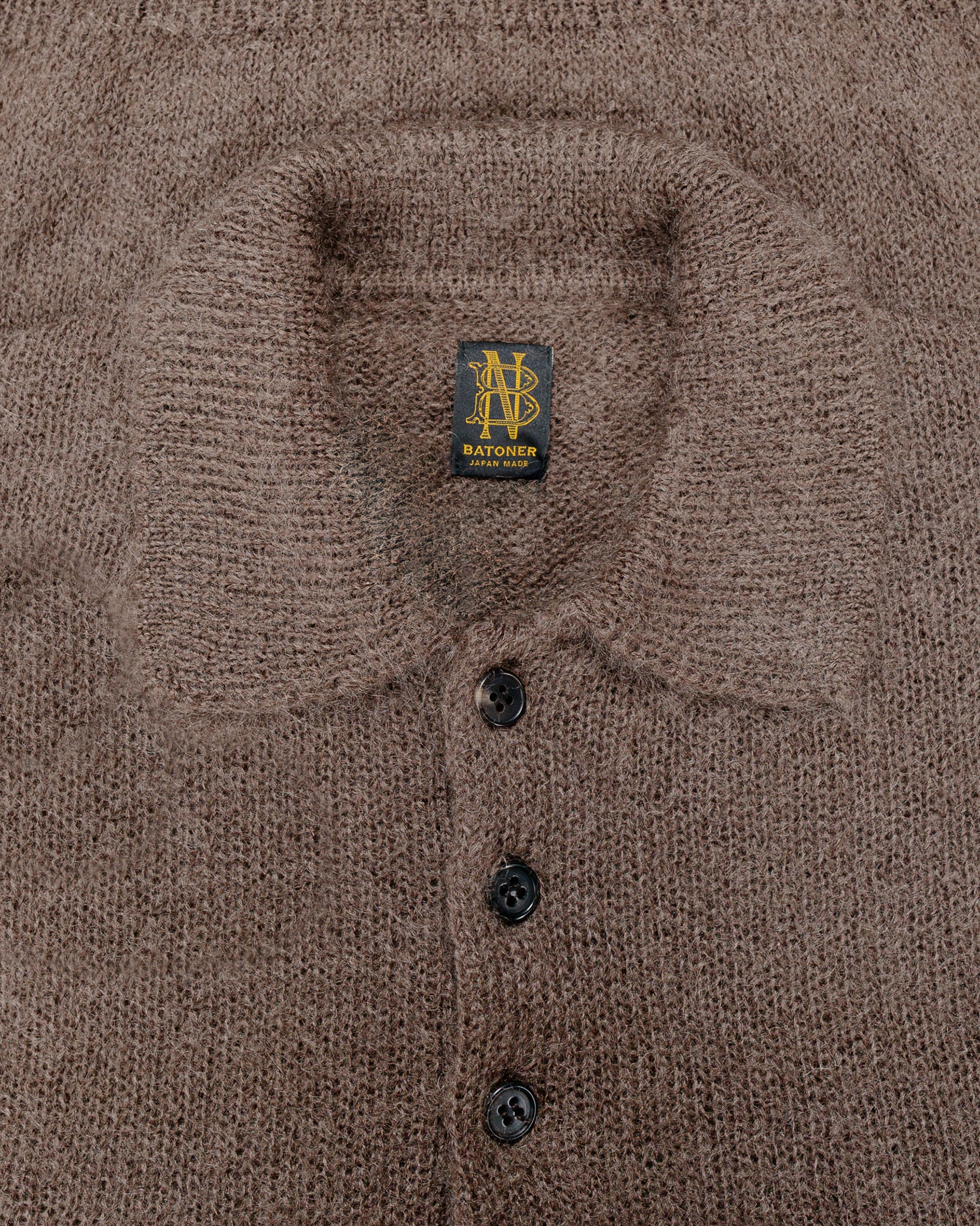 Batoner Pure Mohair Polo Olive