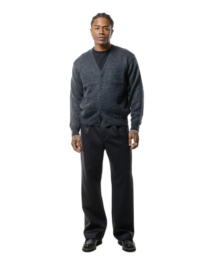 Batoner Pure Mohair V Cardigan Charcoal Blue