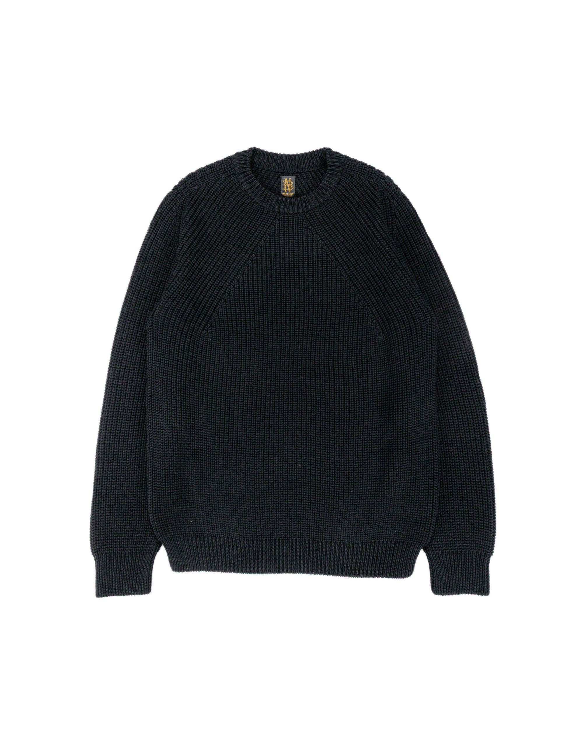 BatonerSignatureCrewNeckBlack-