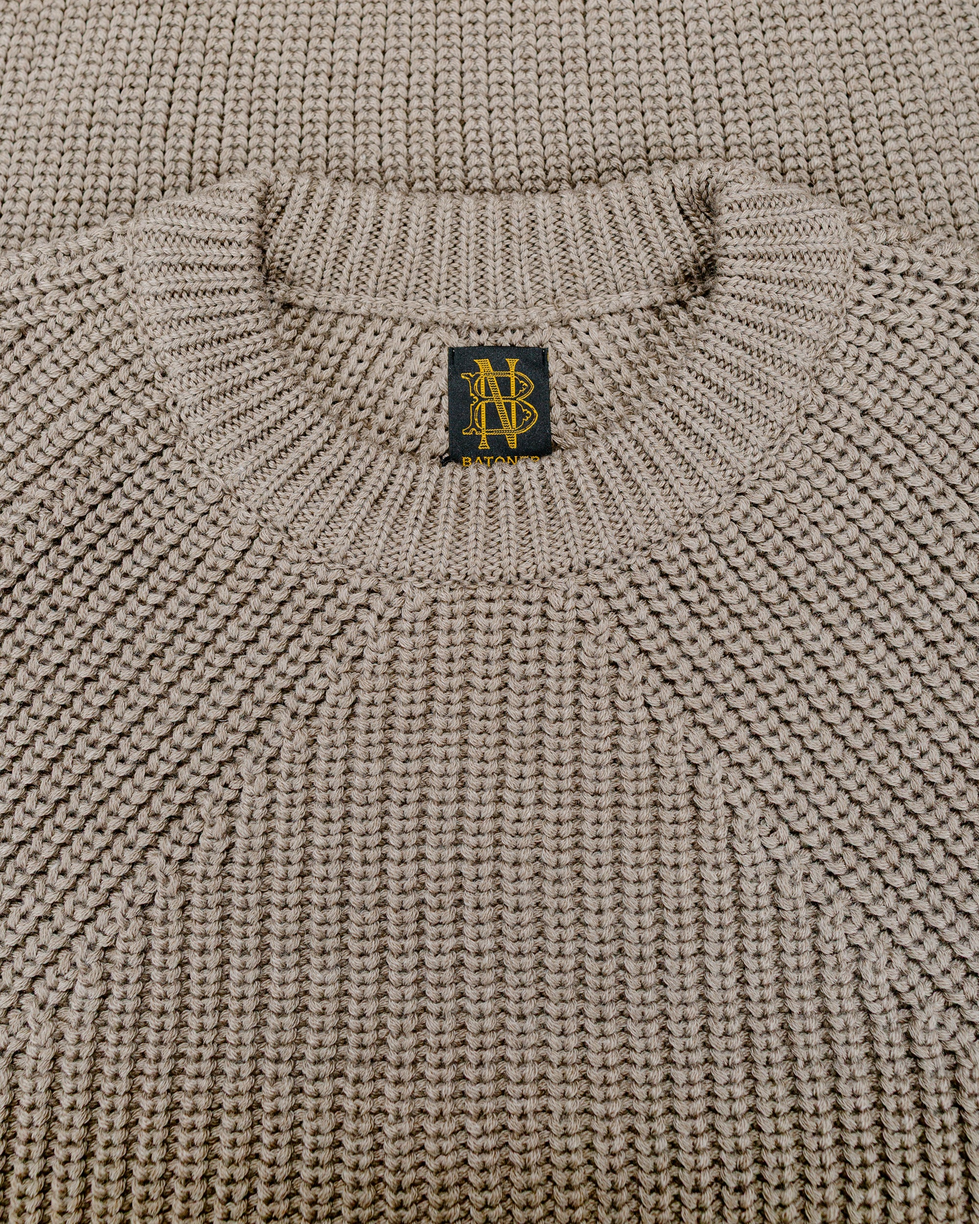 BATONER SIGNATURE CREW NECK メンズ　アイボリー BATONER / Signature Crew Neck Ivory