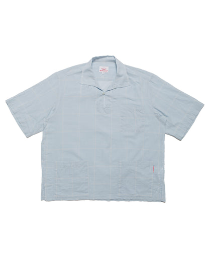 Battenwear Topanga Pullover Light Blue Windowpane