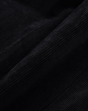 Beams Plus 2Pleats Corduroy Charcoal Grey Fabric